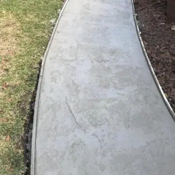 Concrete sidewalk repair installation service